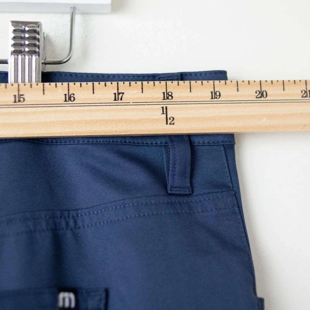Travis Mathew Open To Close Pants Mens 38 Navy Performance Stretch 5 Pocket